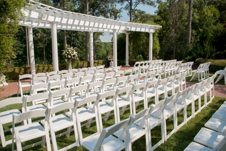 Area where guests will sit during the ceremony